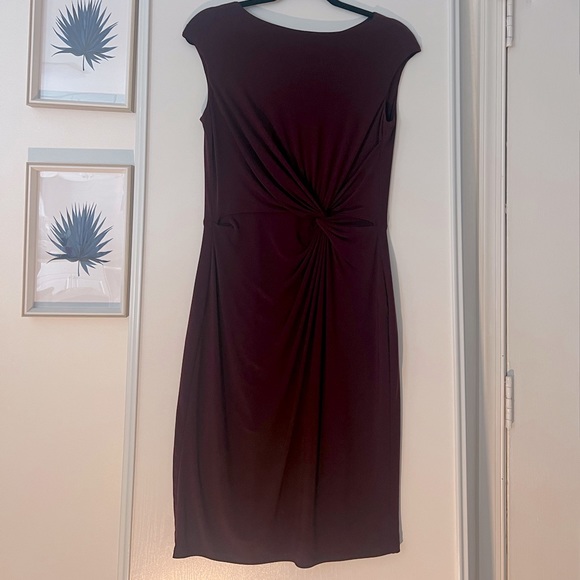 Ralph Lauren Maroon dress size 8 dress - Picture 1 of 4